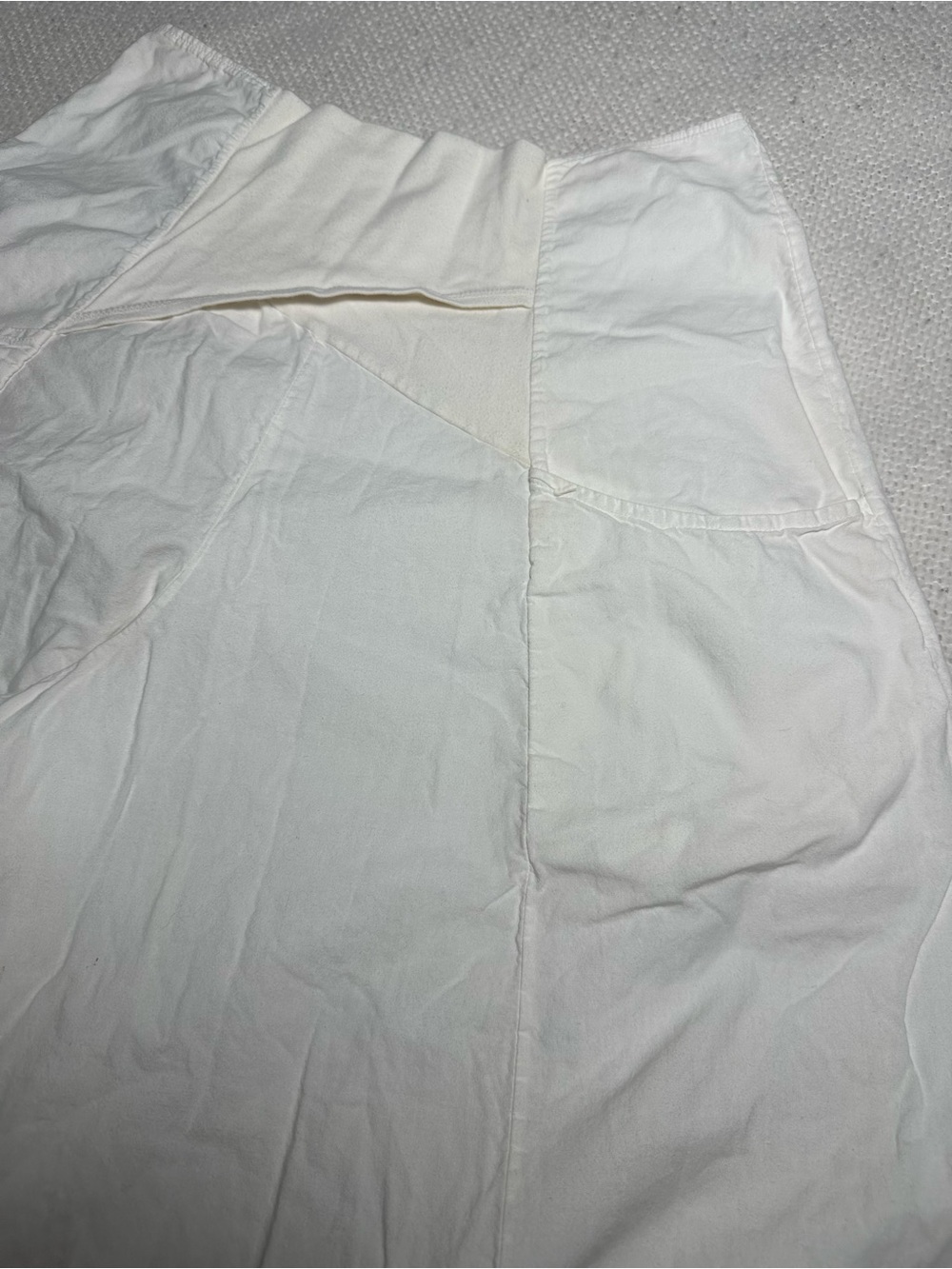 LUNALUZ White Cotton Wide Leg Palazzo Pants / Culottes – Size 3 - Picture 2 of 14